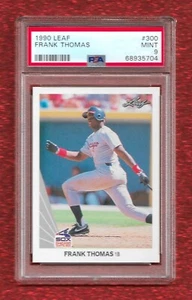 Hoja #300 Frank Thomas 1990 PSA 9 como nuevo novato radiocontrol corte White Sox 500 horas club - Imagen 1 de 1
