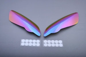 Scheinwerfer Schutz Abdeckung Racing iridium YAMAHA YZF R1 YZF-R1 2004-2006 - Picture 1 of 4