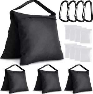 4 Packs Sandbags Weight Bags for Light Stand Photography Video Equipment, Heavy - Picture 1 of 12