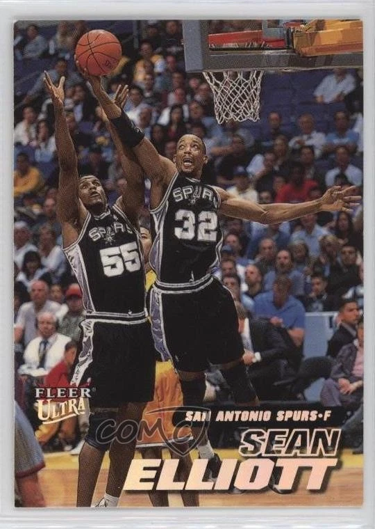 2000-01 Fleer Ultra Sean Elliott #66 - Image 1 of 2