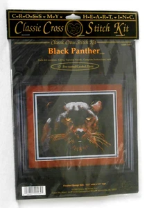 #CSBK-129-1 CROSS MY HEART "BLACK PANTHER" GROSSE KATZE KREUZSTICH-SET - NEU IN VERPACKUNG! - Bild 1 von 3