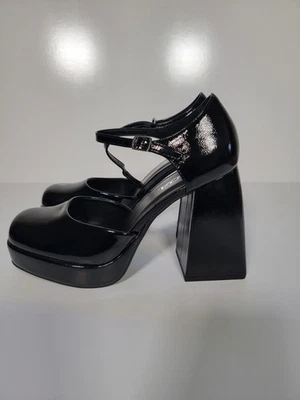 Zapatos Mujer Plataforma Mary Janes Y2K Gruesos Escolar Rosa Claro Talla 7 Foto 1 de 4