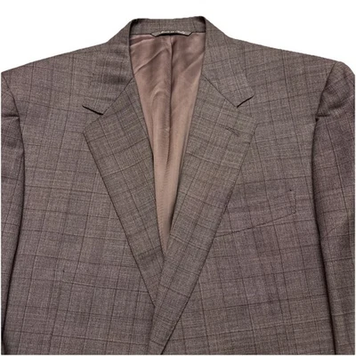 Canali Blazer Jacket Men’s Size US 44L EU 54L Sports Coat Wool Gray Brown (MINT) - Image 1 of 4
