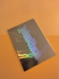 1991 JUDAS PRIEST Megametal Impel Music HOLOGRAPH INSERT pack fresh Free Ship - Picture 1 of 2