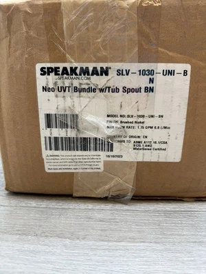 Speakman Neo SLV-1030-UNI-BN Neo Tub & Shower Trim Nickel *Minor Scratches* - Image 1 of 4