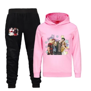 6-13 years old zombies4 girls hooded suit boys pure cotton long sleeved pants - Picture 1 of 26