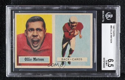 1957 Topps Ollie Matson #26 BGS 6.5 HOF - Image 1 of 2
