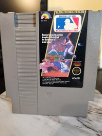NES Nintendo Major League Baseball 1987 Game Cartridge