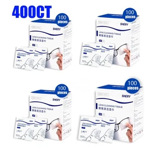 Optical Lens Cleaning Wipes Glasses Phone Screen Camera 100,200,300,400 - Picture 1 of 13
