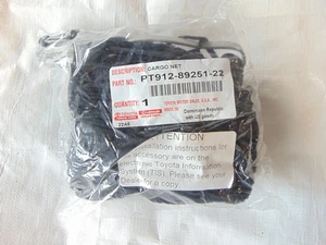 Toyota 4Runner Cargo Net P/N PT9128925122 New OEM - Picture 1 of 2