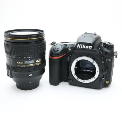 Nikon D750 DSLR Kamera + 24-120mm VR Objektiv Kit Shutter Count 25510 - Bild 1 von 4