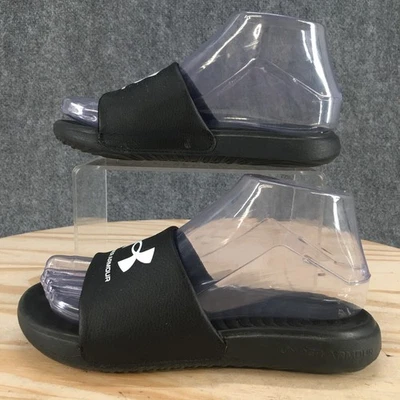 Under Armour Youth 3Y Ansa Fixed Slide Casual Slip On Open Toe Flats 3023789-004 - Image 1 of 4