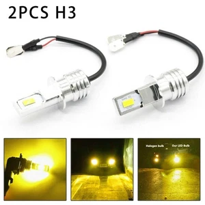 Light Bulbs Conversion Kit Degrees 55W 2000LM 3000K Aluminum Alloy H3 CSP - Picture 1 of 12