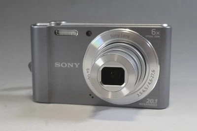 Sony Cyber-shot DSC-W810 20.1MP Digital Camera Silver Japan Used Japanese Only - Image 1 of 4