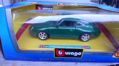 Bburago 1:24 Burago Porsche 911 Carrera 1993 Oro Collection 1/24 Händlermod - Immagine 1 di 4