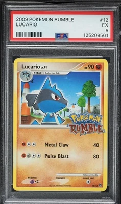 Lucario 12/16 | Pokemon Rumble | 2009 | PSA 5 Foto 1 de 2