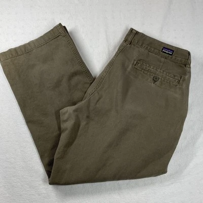 Patagonia Pants Mens 35 Brown Organic Cotton Chino Casual Straight Leg Outdoors - Image 1 of 4
