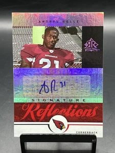 2005 UD Reflections Antrel Rolle #SR-AR Signature Reflections Red Color Match RC - Picture 1 of 2
