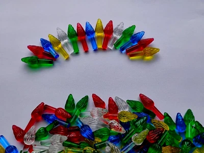 Bright Colors 144 Small twist bulbs for Ceramic Christmas Tree - Image 1 of 2