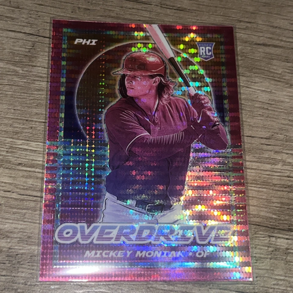 2021 Panini Mickey Moniak Pink Pulse Overdrive RC M/NM - Image 1 of 4