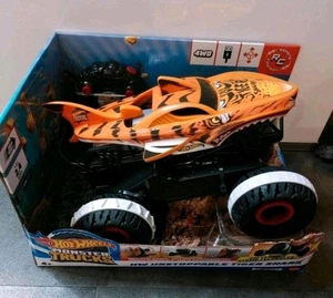 Hot Wheels Monster Truck Tiger Shark Ferngesteuert Auto ab 4 Jahre - Bild 1 von 1