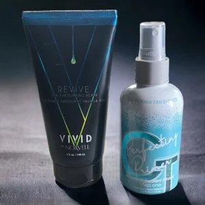 Norvell Vivid Exfoliating Scrub 5 oz and California Tan Sunless Primer - Picture 1 of 10