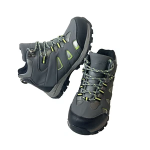 Deer Stags Drew Gray Waterproof Hiking Boots Shoe Big Kids Sz 5.5 Comfort Casual - Picture 1 of 12