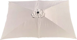 Rectangular Replacement Umbrella Canopy for 10Ft X 6.5 Ft 6 Ribs Umbrella (Canop - Picture 1 of 7