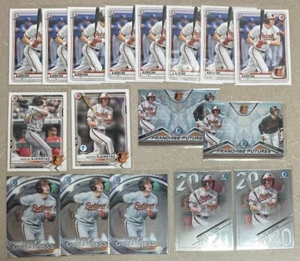 Heston Kjerstad 2020-21 Bowman Draft Chrome 1st Lot 17 - Baltimore Orioles - Picture 1 of 1