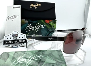 MAUI JIM WHITEHAVEN MJ R776-14A SATIN GREY W/ MAUI ROSE RED POLARIZED SUNGLASSES - Picture 1 of 12