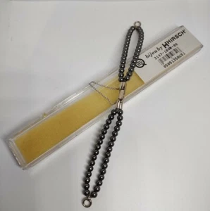 Vintage HIRSCH 1/40 10k RGP Expansion Wrist Watch Band Faux Grey Pearls. 3010 - Picture 1 of 4
