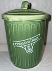 Tasse à ordures en céramique verte poubelle Nashville Opryland Hotel Tennessee