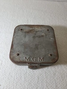 Vintage Goldberg Brothers MGM Trailer Film Reel Canister Carrying Case 6 1/2 " A - Picture 1 of 11