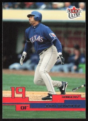 2002 Fleer E-X #47 Juan Gonzalez Texas Rangers - Image 1 of 2
