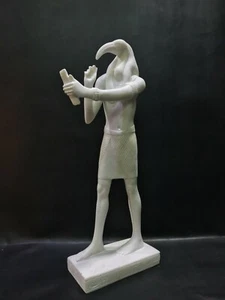 Precioso THOTH con rostro de pájaro y cuerpo humano - el dios del conocimiento y la magia - Imagen 1 de 11