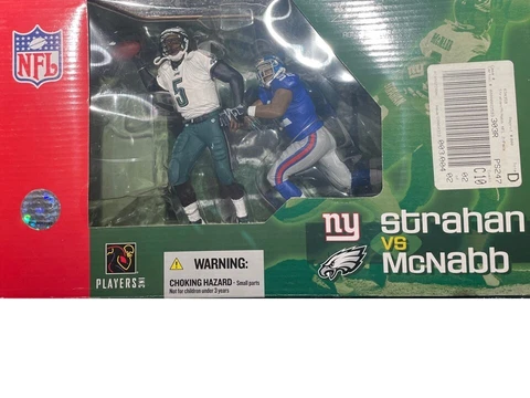 MCFARLANE'S NFL Michael Strahan vs. Donovan Mcnabb  NY Giants & Phil Eagles NEW Cover