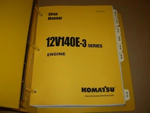 Komatsu 12V140E-3 Series Diesel Engine Shop Manual - Picture 1 of 8