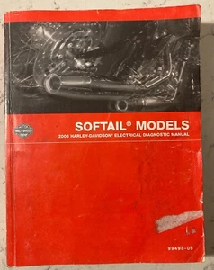 2006 Harley Davidson SOFTAIL MODELS Electrical Diagnostic Manual 99498-06 - Picture 1 of 15