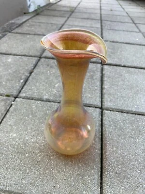 Designer Vase Mundgeblasen 18x8cm Handgefertigt - Bild 1 von 2