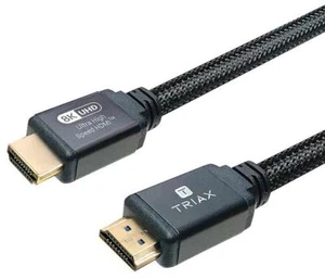 Certified Ultra High Speed 8K 60Hz HDMI Lead Male-Male Gold Contacts 1m 370729 - Picture 1 of 2