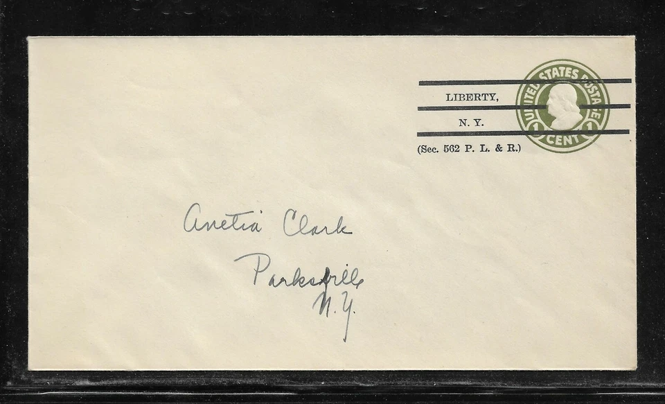 US Precancel Envelope: NY Liberty - 1a2 A 50 33; Used - Image 1 of 1