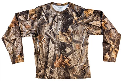 Outfitters Ridge Realtree Hardwoods Long Sleeve Hunting Camo Shirt, Men's Large - Image 1 of 4