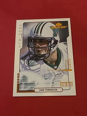 2000 Chad Pennington ROOKIE RC Upper Deck MVP #208 - Image 1 of 2