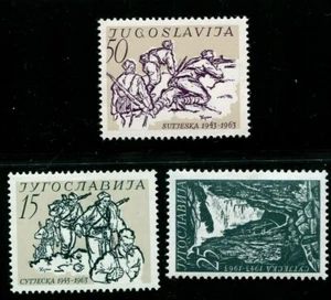 YUGOSLAVIA SCOTT# 701, 702,703 (SET/3 MNH WAR/MILITARY TOPIC - Picture 1 of 1