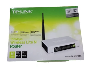 TP-Link RouterTL-WR740N 150 Mbps Wireless Network Internet Gaming PC Computer - Picture 1 of 3