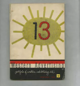 1958 Saul Bass PORTFOLIO WESTERN ADVERTISING ART 216-pg California Design Annual - Foto 1 di 12