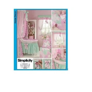 Simplicity Sewing Pattern 3729 SHIRLEY BOTSFORD Nursery Child Bedding Curtains - Picture 1 of 3