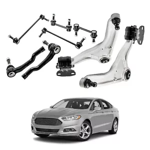 Suspension Lower Control Arms Tie Rods Sway Bar Kit for Ford Fusion MKZ 2013-17 - Picture 1 of 12