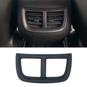 For Chevrolet Malibu 2016-21 Matte Carbon Fiber Rear Air Outlet Vent Cover Decor - Picture 1 of 6