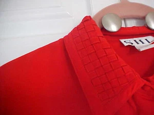 VTG ~ SALE ~ SHInc ~SZ 16~ WOVEN COLLAR~ Shirt/Top/Blouse~Button-Up~Ladies Women - Picture 1 of 4
